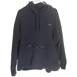 Sport-Tek Verison Black Half Mens Hoodie